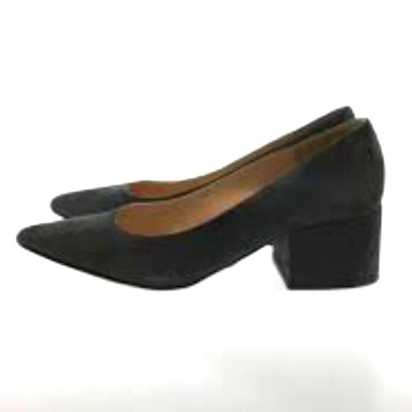 BRAND NEW ROUGE HELIUM POINTED TOE BLOCK-HEEL SLIP-ON PUMP - Picture 1 of 16